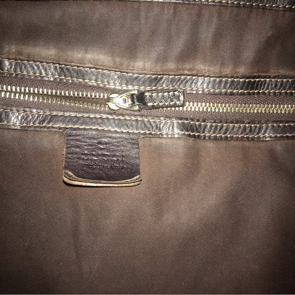 (AUTHENTIC) GUCCI BRITT  Calfskin Tote with Detachable Leather Crossbody Strap - Picture 7 of 10